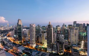 Hình ảnh thành phố Manila thơ mộng với những tòa tháp chọc trời